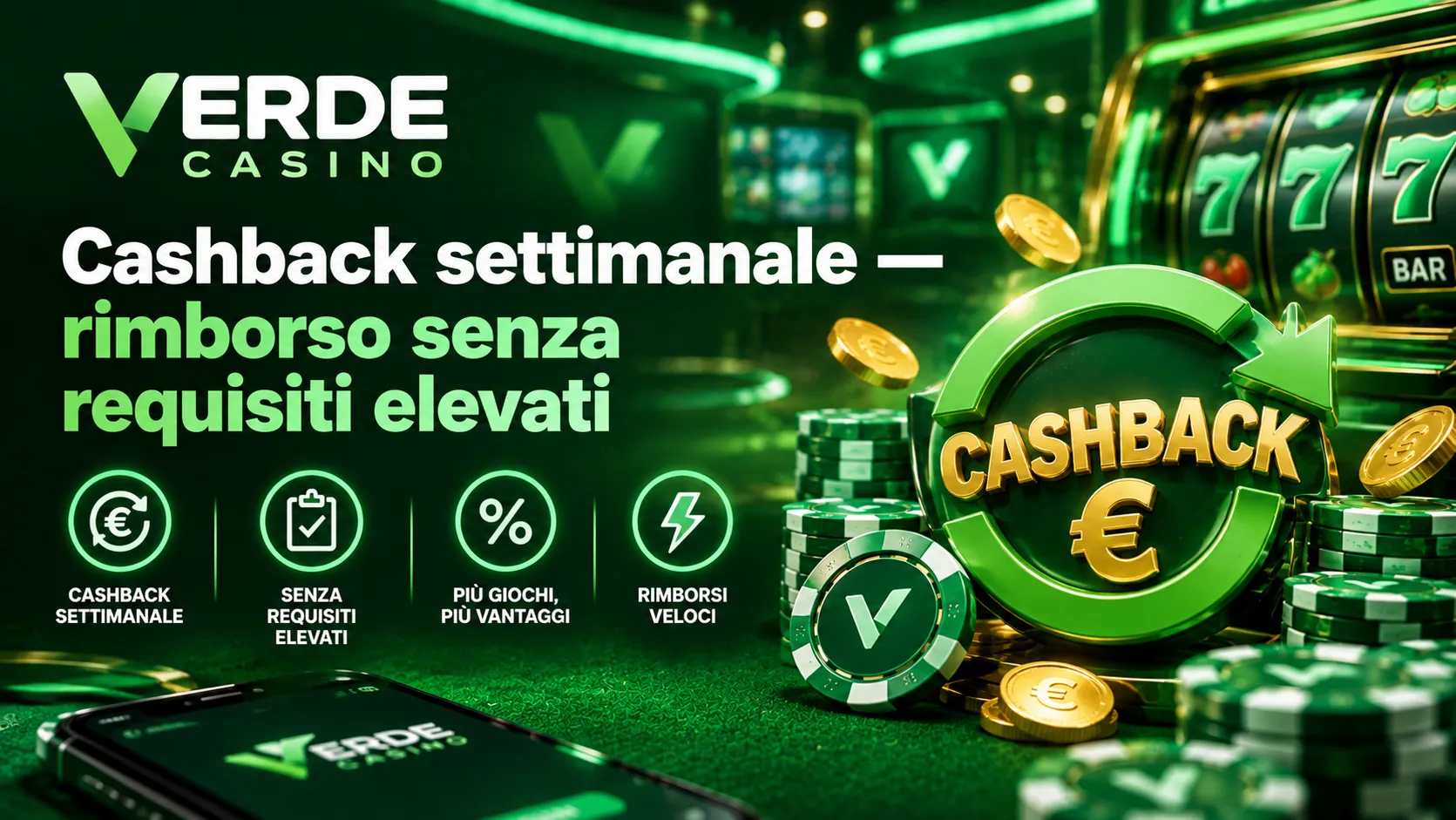 Verde Casino Cashback