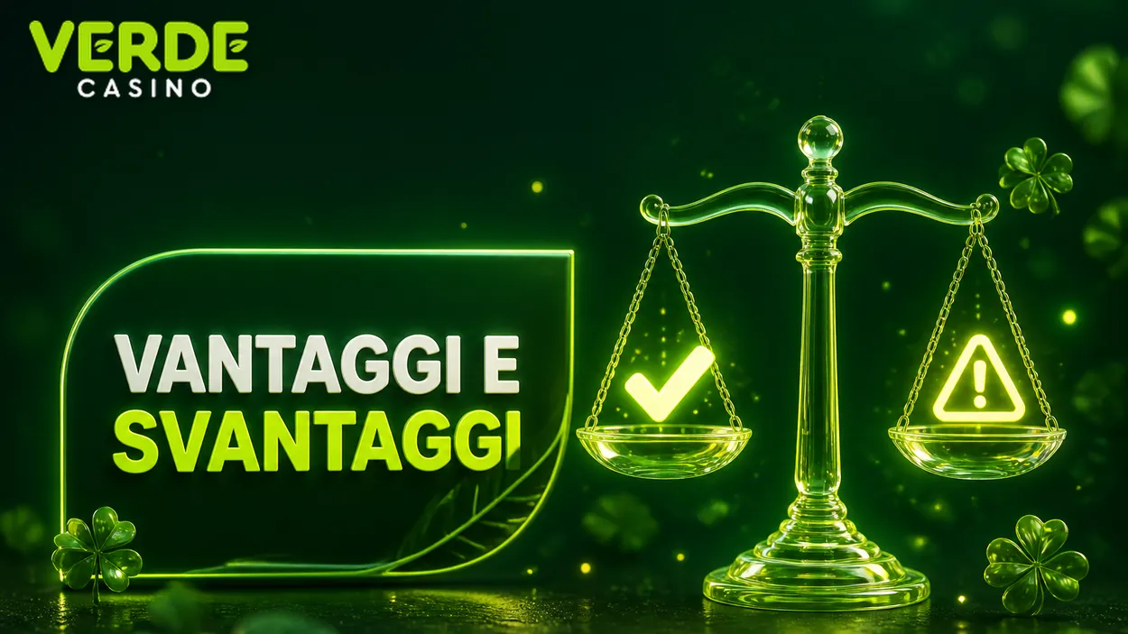 Vantaggi e svantaggi di Verde Casino